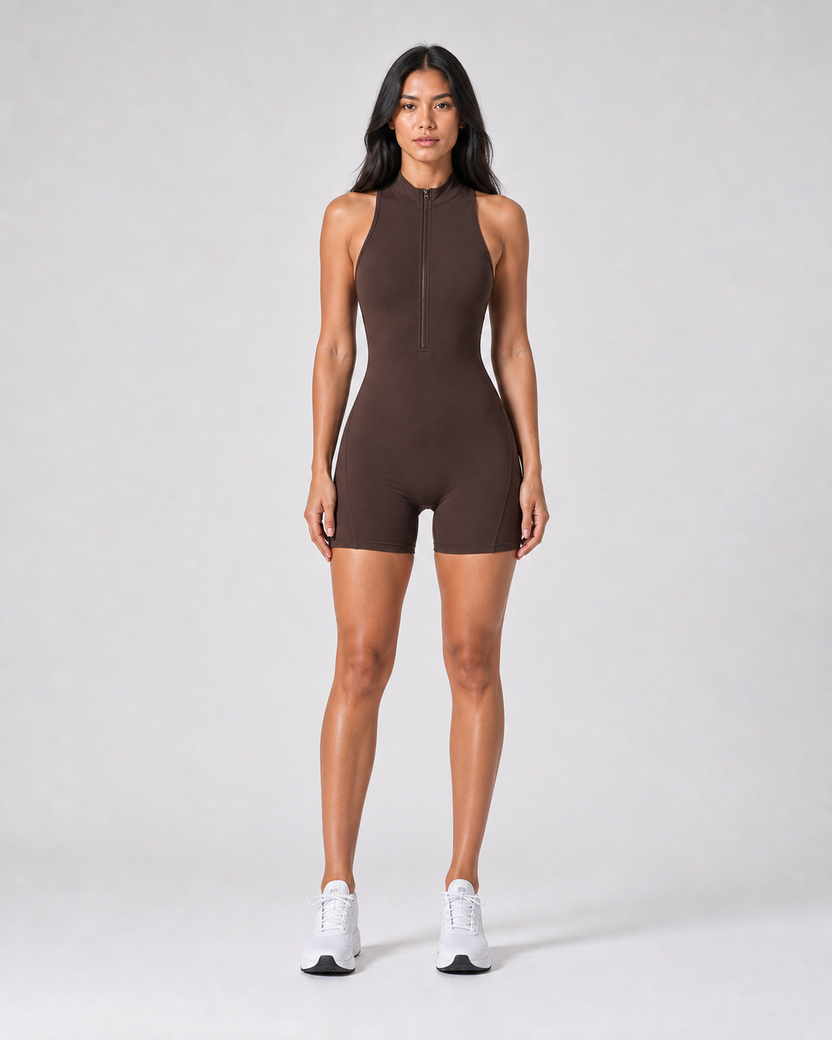 Mocha Vale Romper