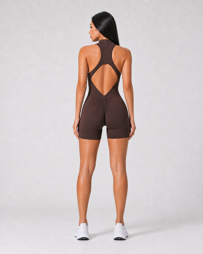 Mocha Vale Romper